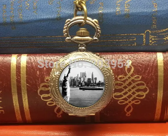 Мужские кварцевые карманные часы с подвеской 12 шт./лот | Украшения и аксессуары