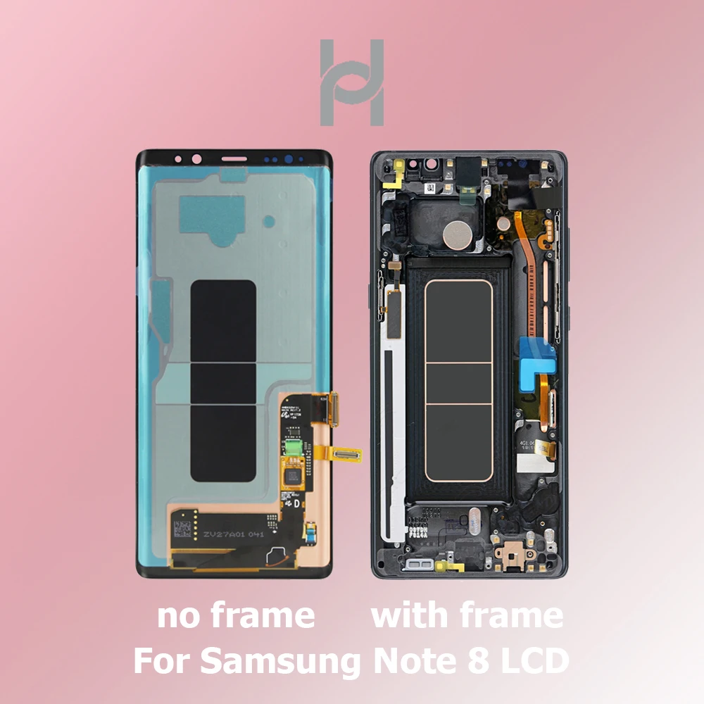 Оригинальный супер Amoled ЖК-экран для samsung Galaxy Note 8 lcd N9500 N9500F дисплей в сборе Замена с