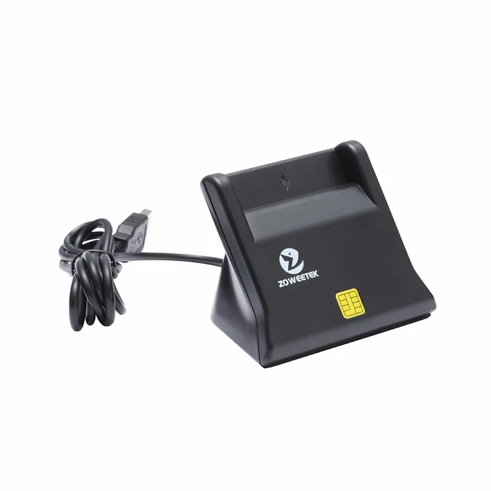 Zoweetek 12026-3 EMV USB считыватель смарт-карт писатель DOD военный общий доступ CAC для SIM