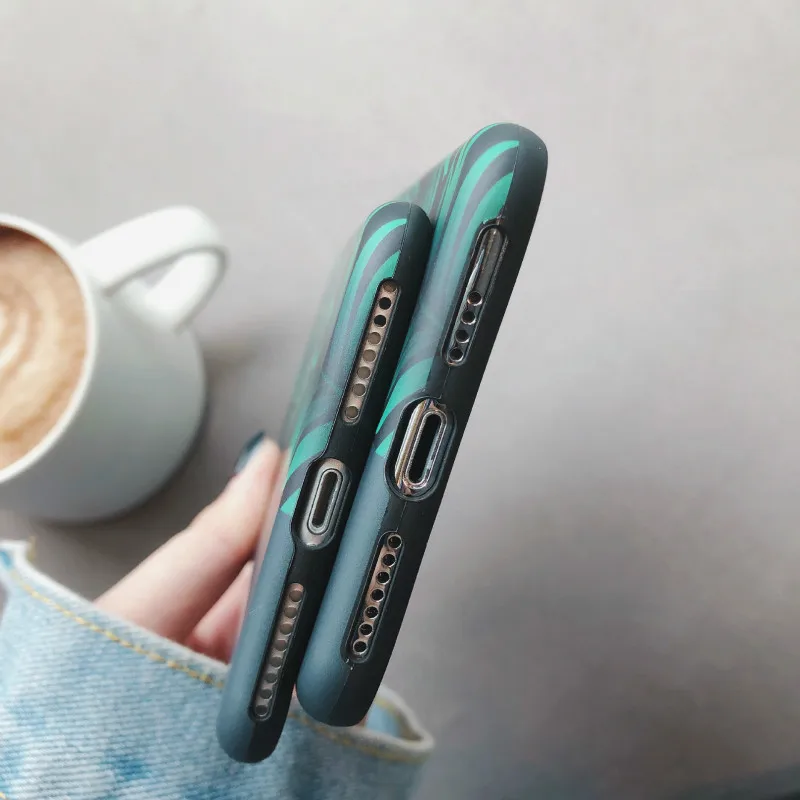 POBLU летний комбинированный чехол для телефона с банановым листом iphone XR XS Max Модный
