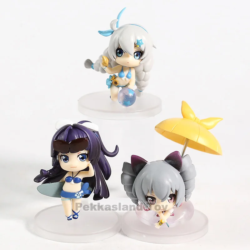 Игровая фигурка Honkai Impact черная ядерная эрозия Bronya Zaych Yae Sakura Q версия ПВХ Аниме Фигурка модель игрушки подарок кукла