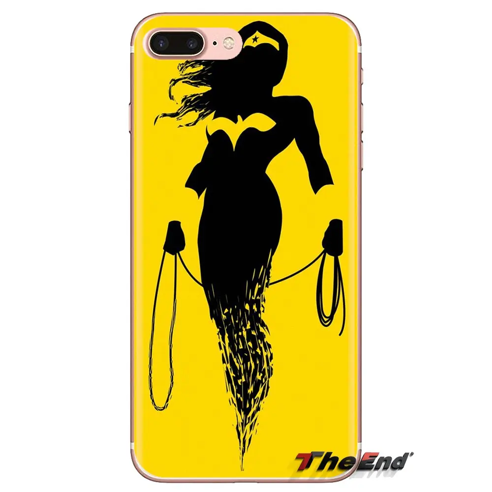 Прозрачный мешок TPU чехол Для женщин сексуальный чудо-женщина для huawei G7 G8 P7 P8 P9 P10