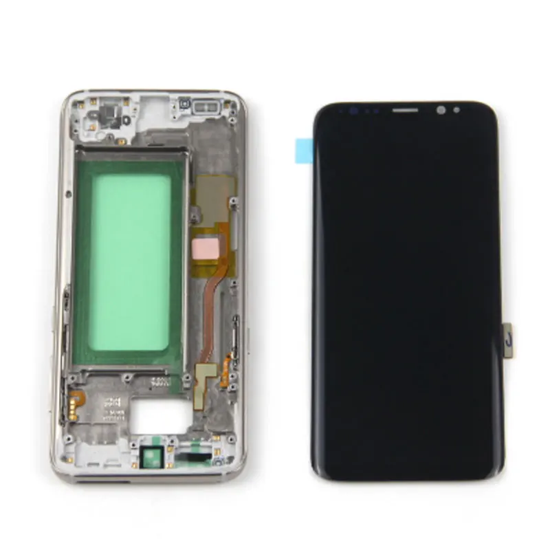 Для Samsung Galaxy S8 G950 G950F G950fd LCD сенсорный экран дигитайзер с ожогом оригинальный