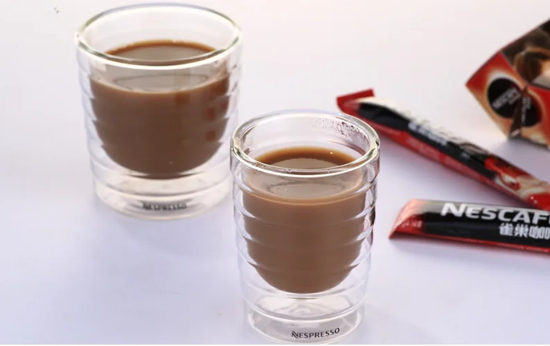 Caneca ручная выдувка с двойными стенками сывороточный протеин canecas N эспрессо