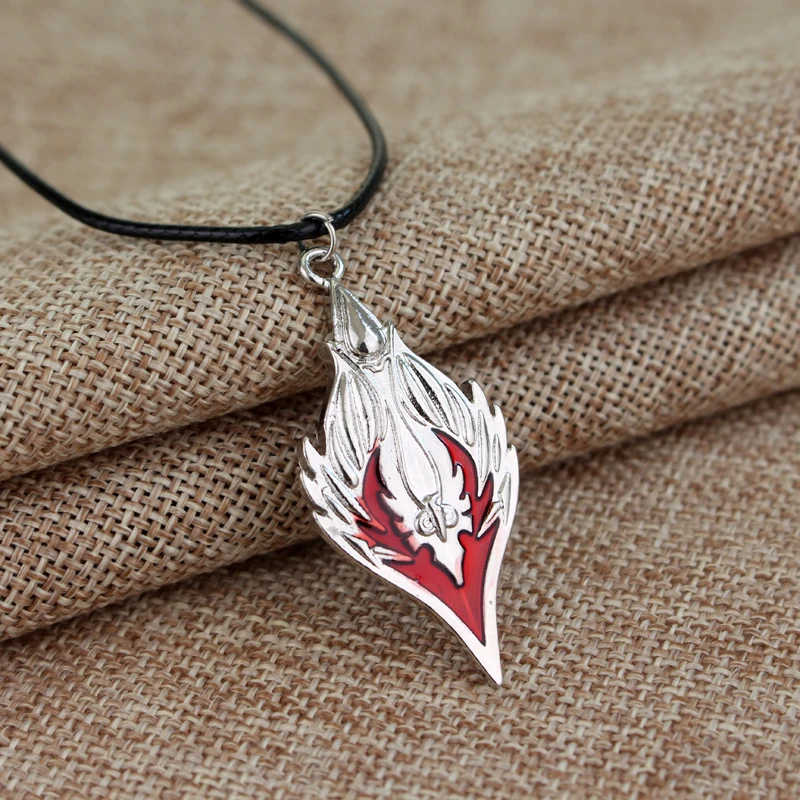 Винтажное ожерелье с эмалью для мужчин и женщин кулон в форме ромбовидного эльфа