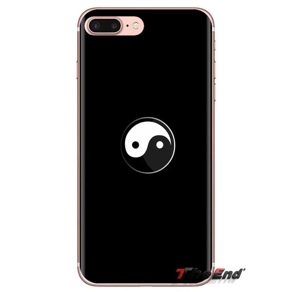For iPod Touch Apple iPhone 4 4S 5 5S SE 5C 6 6S 7 8 X XR XS Plus MAX Star Wars Yin Yang Chinese Mystical TPU Transparent Covers |
