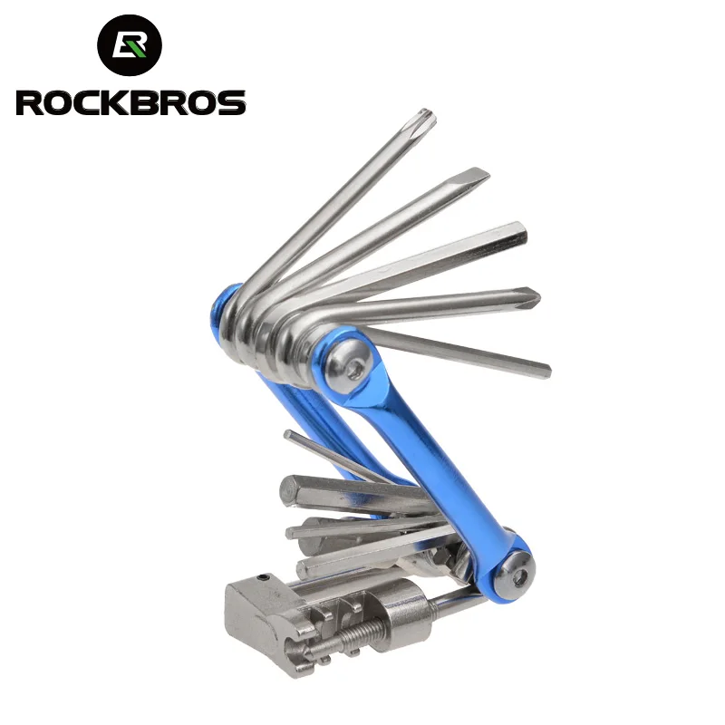 ROCKBROS Cr Mo металлический велоиструмент набор многофункциональный карманный мини