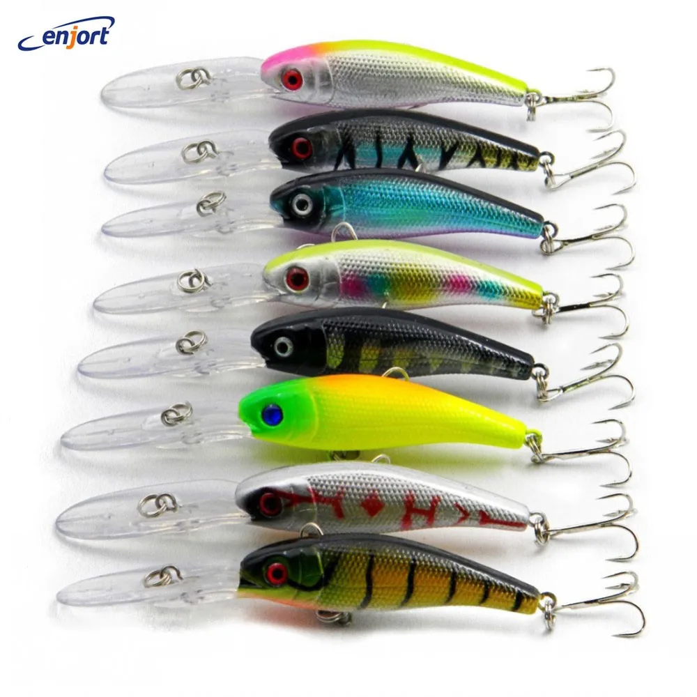 8 шт./лот рыболовные приманки 10 см-7 г приманка для рыбалки искусственная набор