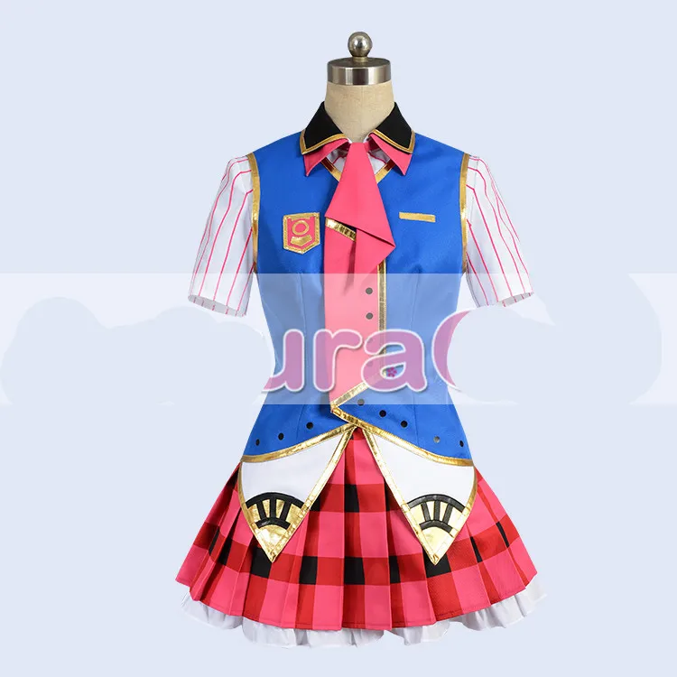Люблю жить Aqours солнце счастлив вечерние поезд Мацуура Kanan Kurosawa Dia карнавальный костюм