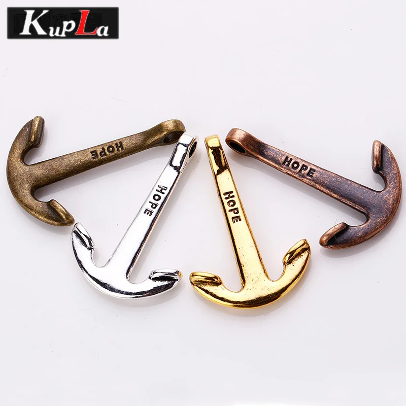 Винтажные металлические подвески в виде букв якорь надежды для самостоятельного
