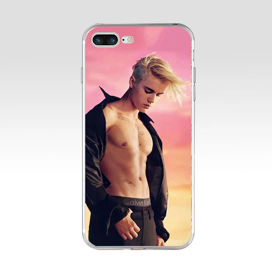 10 56AQ Джастин Бибер Мягкий ТПУ силиконовый чехол для Apple iPhone 6 6s 7 8 plus чехол - Цвет: 10
