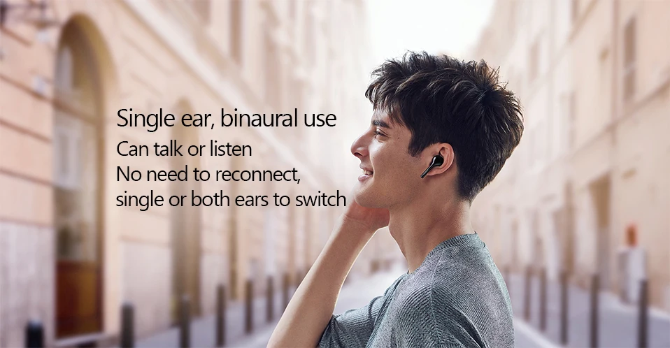 HUAWEI FreeBuds Lite Беспроводной Bluetooth наушники-вкладыши дважды щелкните стерео эффект Разделение каналов с зарядным устройством