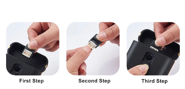 Умный футляр для сигарет с электронной зажигалкой USB плазменная турбо Вольфрамовая Зажигалка Водонепроницаемый держатель 20 шт тонкие сигареты