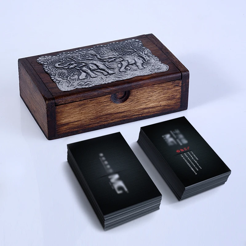 NEWYEARNEW креативная деревянная визитная карточка для хранения деликатных