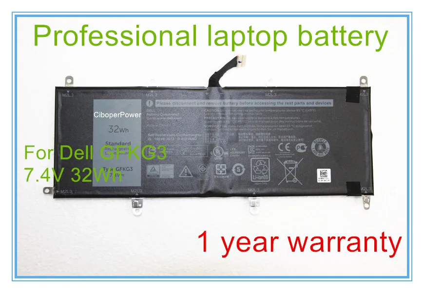 Оригинальный Бесплатная доставка новый аккумулятор 10 Pro 5056 GFKG3 WH96V VN25R 32Wh