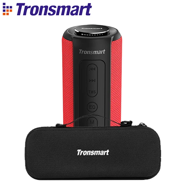 Re and Case Tronsmart T6 Plus Bluetooth динамик 40 Вт глубокий бас Bluetooth 5,0 Саундбар с IPX6 Водонепроницаемый внешний аккумулятор функция для устройств - Цвет: Re and Case
