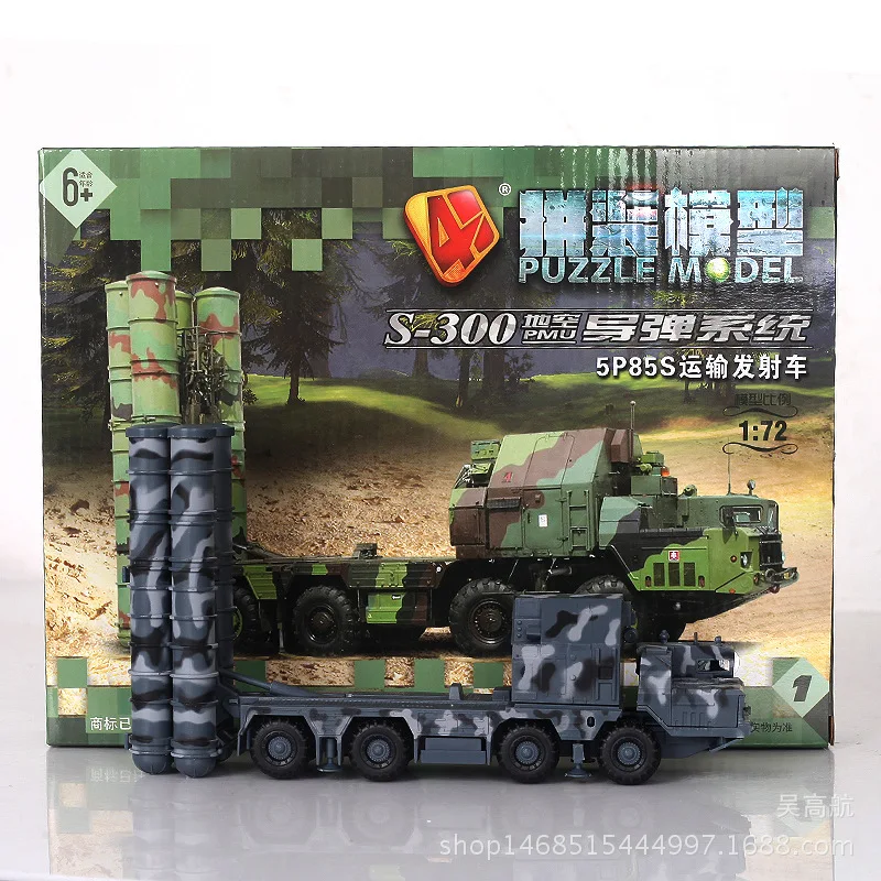 4d assembed S300 камуфляжная тактическая радар машина с ракетной установкой модель 1:72