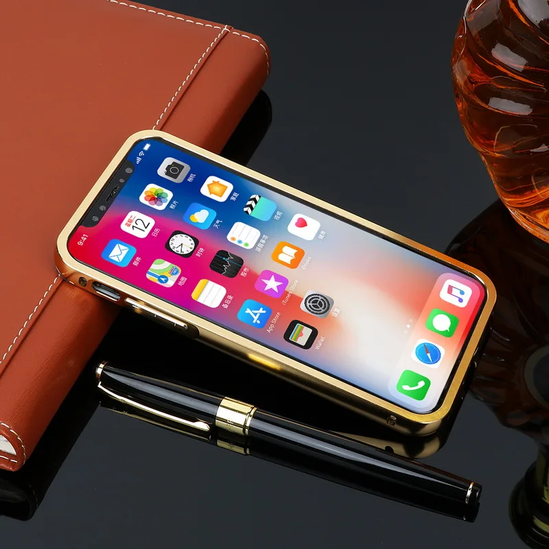 Новый роскошный алюминиевый металлический каркас чехол для iPhone 8 7 6s Plus/5S/5