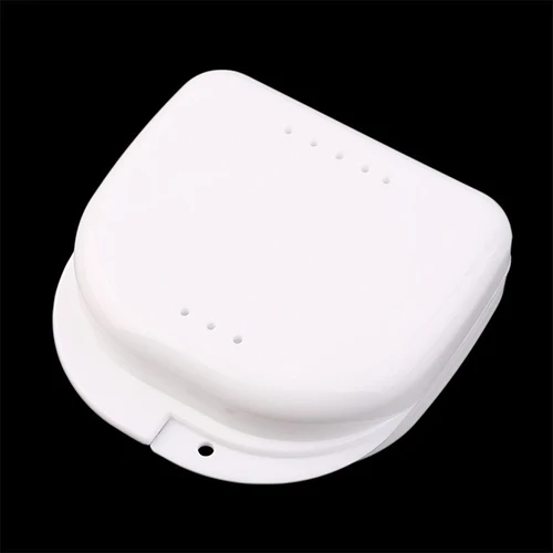 

1Pc Health Dental Mouthguard Dentures Storage Case Box Container Oral Care Tool