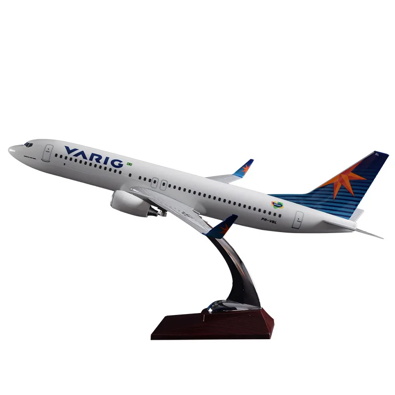 40 см Боинг 737 модель бразильского авиационного самолета VARIG VGR B737 из смолы для