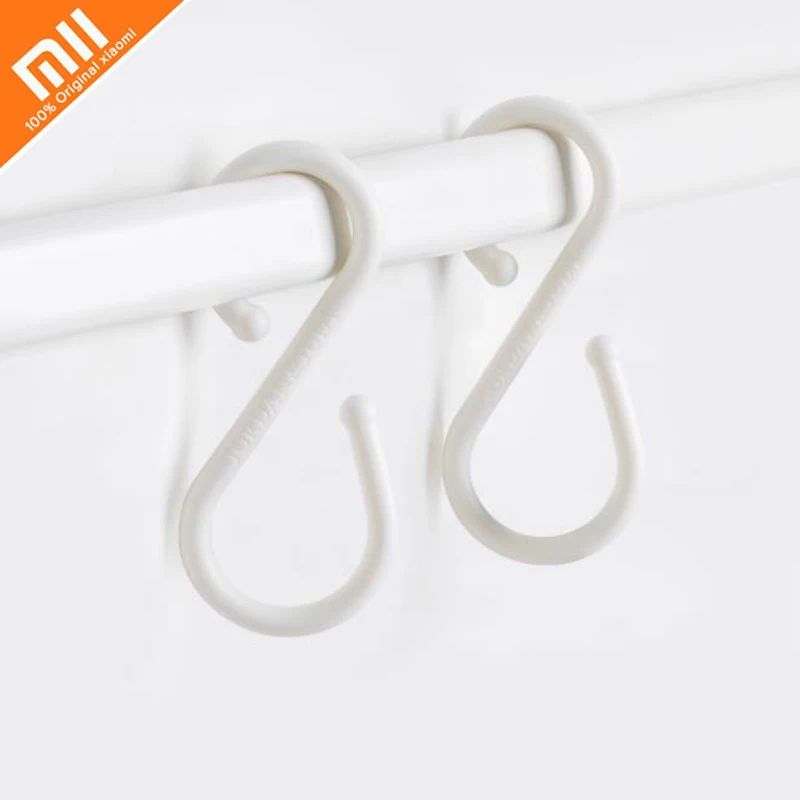 

5pcs/lot Original Youpin Mijia S Type Multifunction Double Head Hook for Bathroom Kitchen Load-Bearing Storage Rack