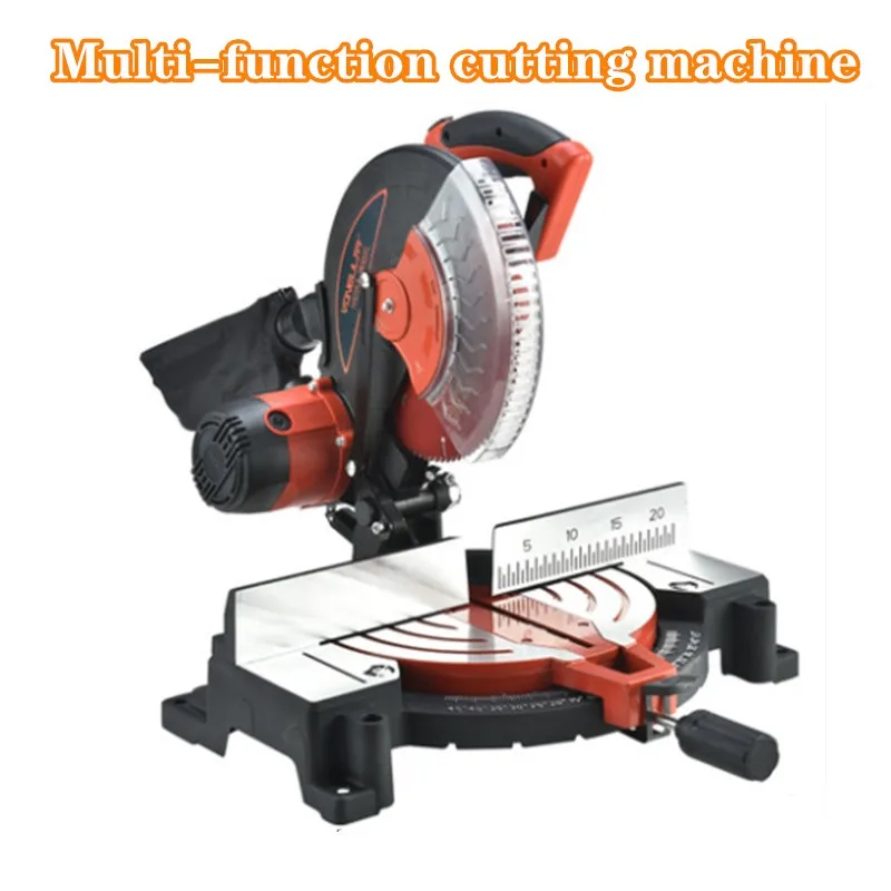 

10 inch aluminum alloy wood aluminum oblique cutting machine multi-function 45 degree precision 255 aluminum machine
