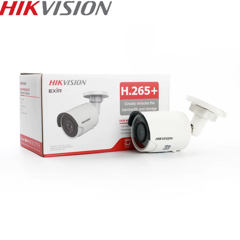 HIKVISION DS 2CD2085FWD I 8MP 4K POE IP Bullet Camera Outdoor IR 30m Turret H.265 + IP67 IK10 Waterproof ONVIF EZVIZ|Камеры