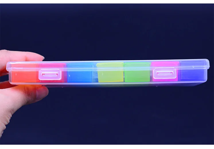 21 слота Алмазная вышивка коробка картина крестиком семь инструменты для цветов