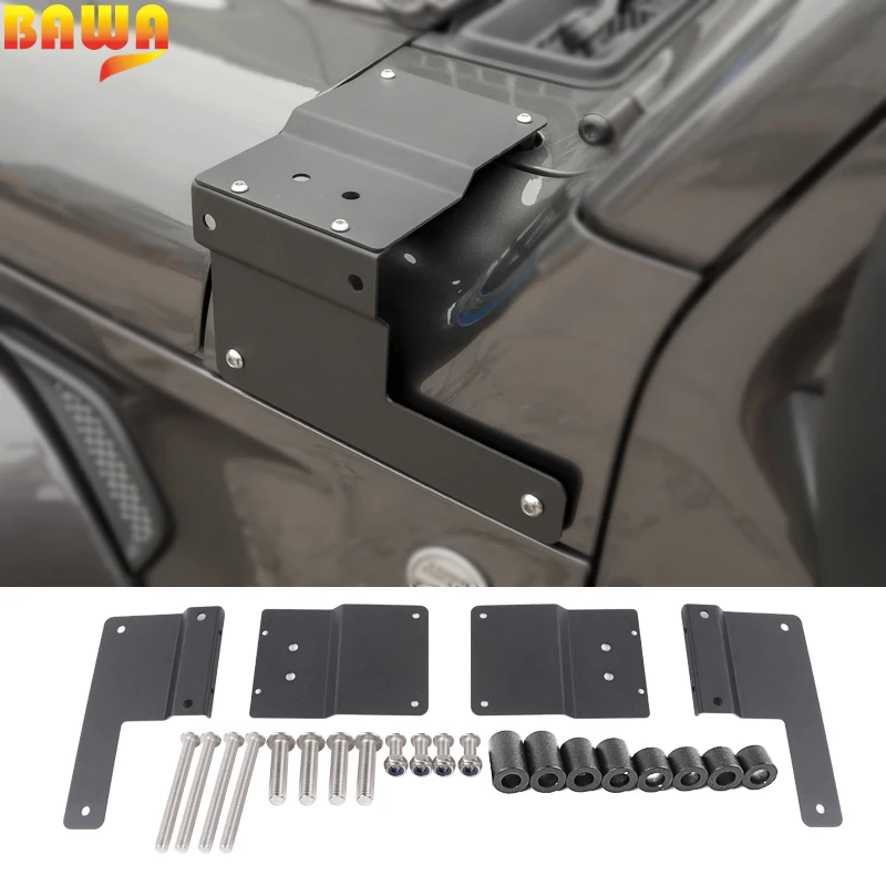 

Светодиодный кронштейн BAWA для Jeep Wrangler JL 2018 +, автомобильная лампа A-Pillar, держатель для светсветильник Ника, аксессуары для Jeep Wrangler jl