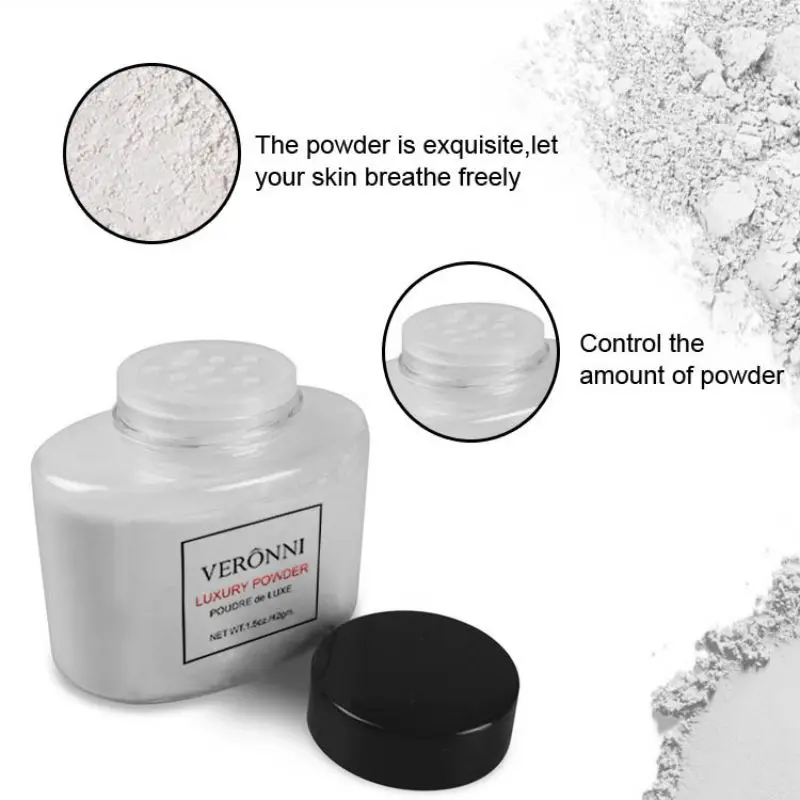 Новинка 4 цвета гладкая свободная пудра для макияжа Прозрачная отделка