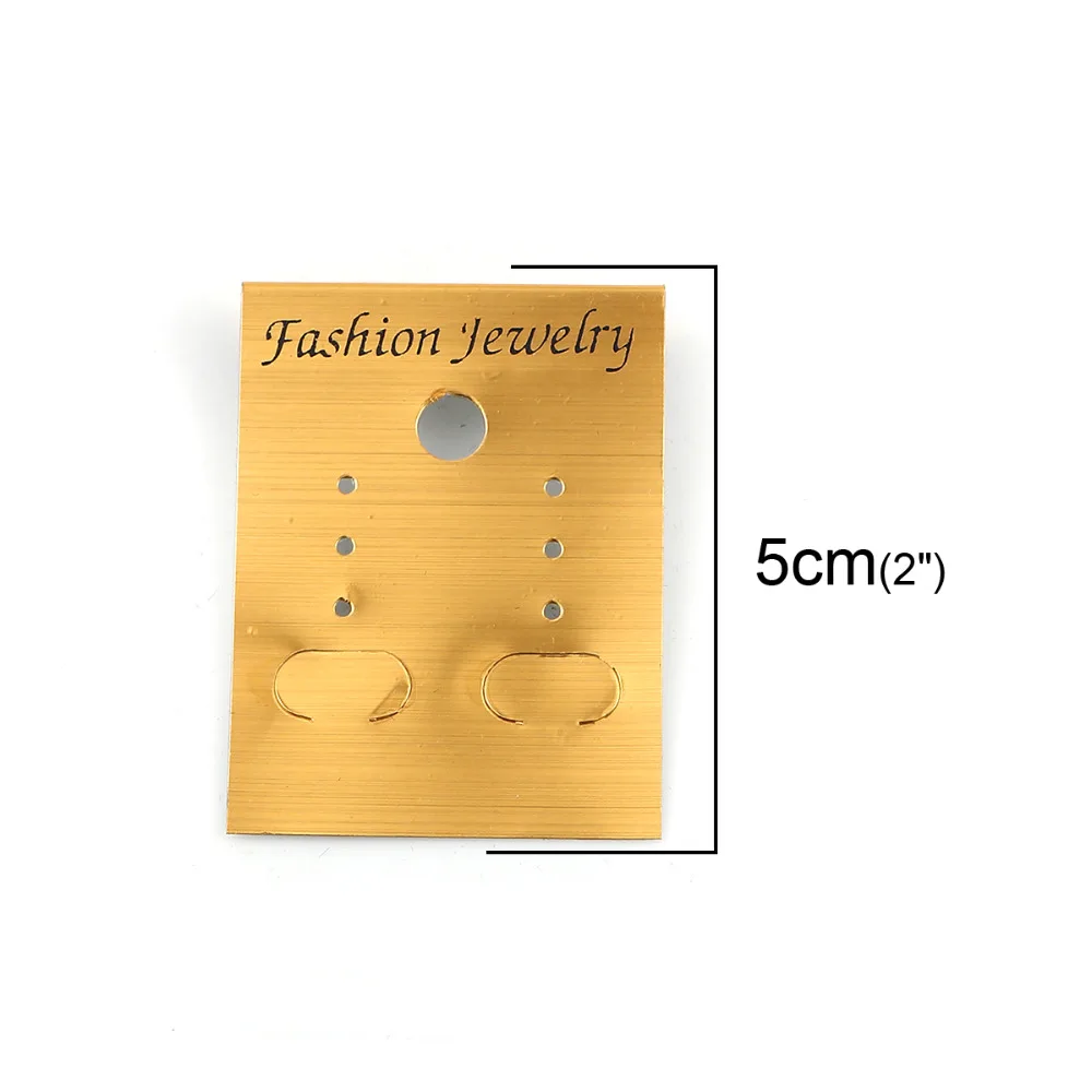 8Seasons PVC Jewelry Earrings Display Card Geometric Rectangle Colorful Accessories 50mm(2&quot) x 37mm(1 4/8&quot) 50 Sheets | Украшения и