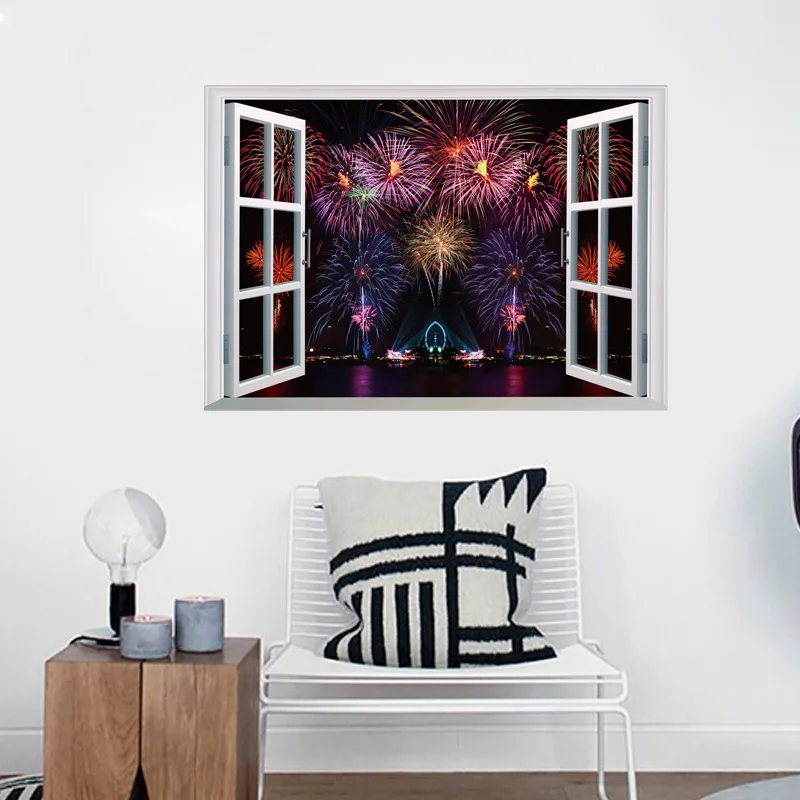 Фейерверк настенные наклейки для детской комнаты спальни Фотообои | Дом и сад