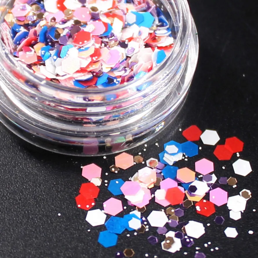 1 шт. палитра теней для век с блестками в виде снежинок монохромная пудра глаз