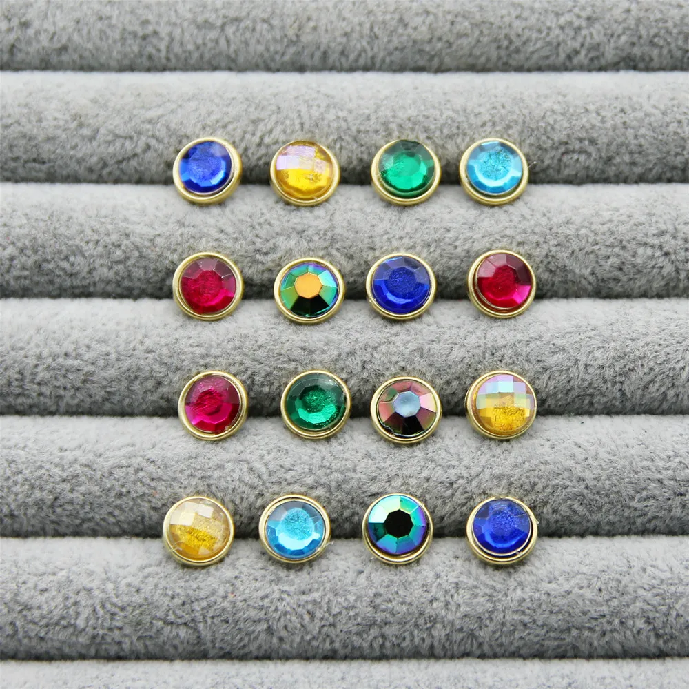 50 шт металлические стразы штифтики для скрапбукинга украшение крепежа поделки