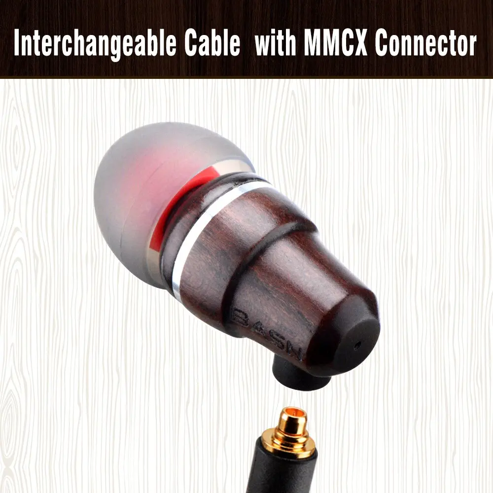 BASN Ebon + PRO Наушники с микрофоном и пультом дистанционного управления MMCX сменный