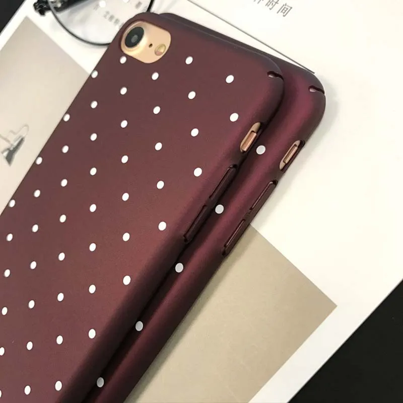 Модный простой волнистый чехол для телефона iPhone X XR XS Max 5 5S 6 6S Plus матовая полная