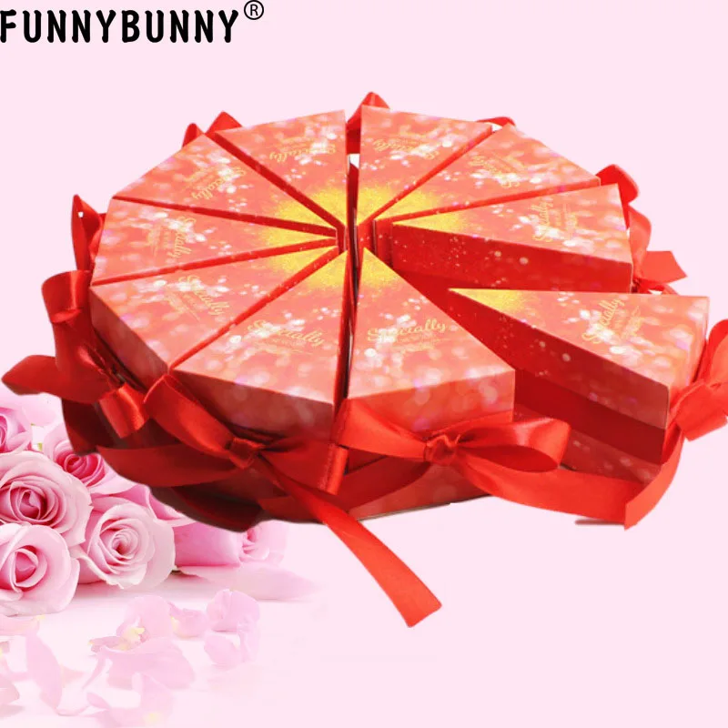 FUNNYBUNNY коробка для конфет креативная индивидуальная Свадебная подарочная