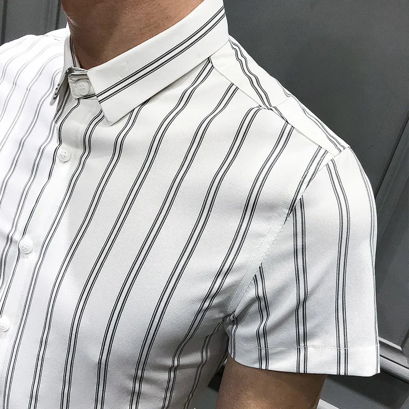 Camisas hombre manga corta Лето 2019 Новый коротким рукавом мужская рубашка универсальные