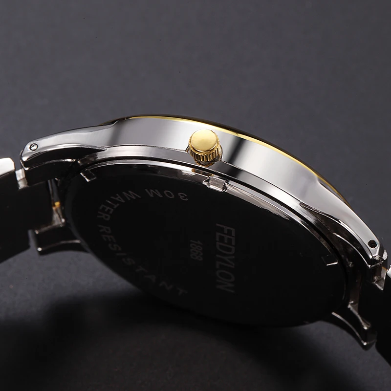 Мужские часы в деловом стиле Reloj Hombre стальные водонепроницаемые кварцевые 2019