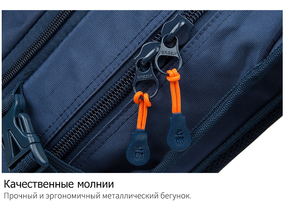 GRIZZLY, мужские холщовые рюкзаки для ноутбука, большая вместительность, Mochila для подростков, для мальчиков, многофункциональный рюкзак, школьные сумки, повседневные Рюкзаки