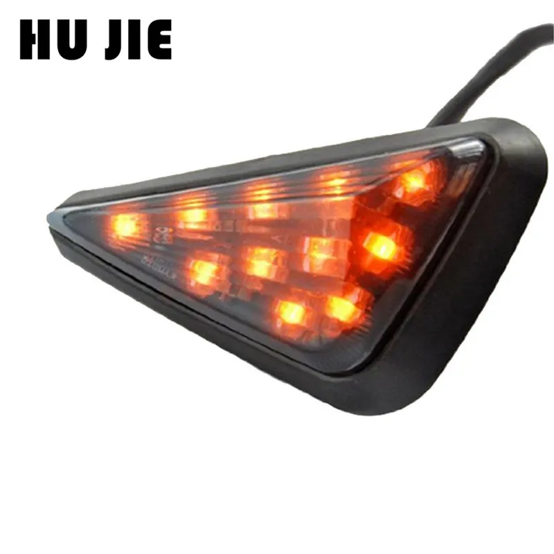 Треугольные поворотные сигнальные лампы для мотоциклов фонарь Piranha 11