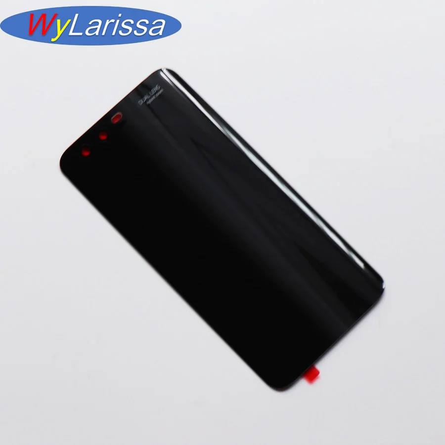 Для huawei Honor 9 Задняя стеклянная крышка Батарейная дверь задний корпус с клеем+ объектив для вспышки камеры