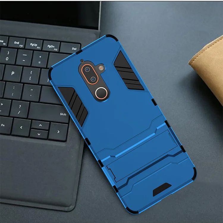 Blue Tsimak чехол для Nokia на возраст 1, 2, 3, 5, 6, 8 лет, 6,1X5X6X7 7 плюс 2,1 5,1 7,1 8,1 крышка силиконовый резиновый противоударный Твердый чехол для телефона на заднюю панель - Цвет: Blue
