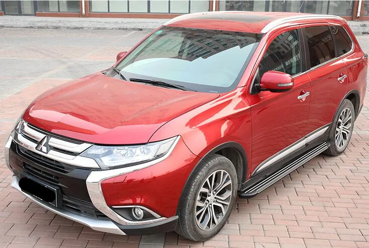 Автомобильная подножка из алюминиевого сплава боковая педаль Nerf для Mitsubishi Outlander