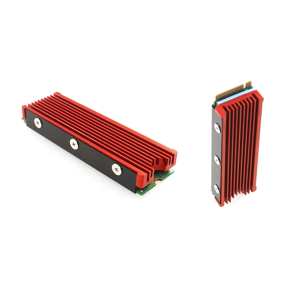 M.2 NGFF NVMe SSD алюминиевый радиатор охлаждения Радиатор рассеивания тепла Ребра кулер