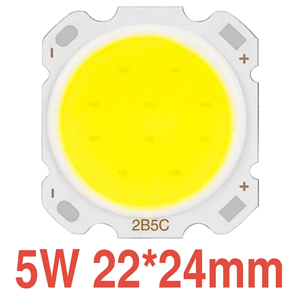 18mm 5W DIY светодиодный чип COB 3 Вт 5 Вт 7 Вт 10 Вт 12 Вт 15 Вт высокой мощности Яркость Lumen лампа DC9-50V для напольный светильник Точечный светильник Холодный белый/теплый белый/белый - Испускаемый цвет: 18mm 5W