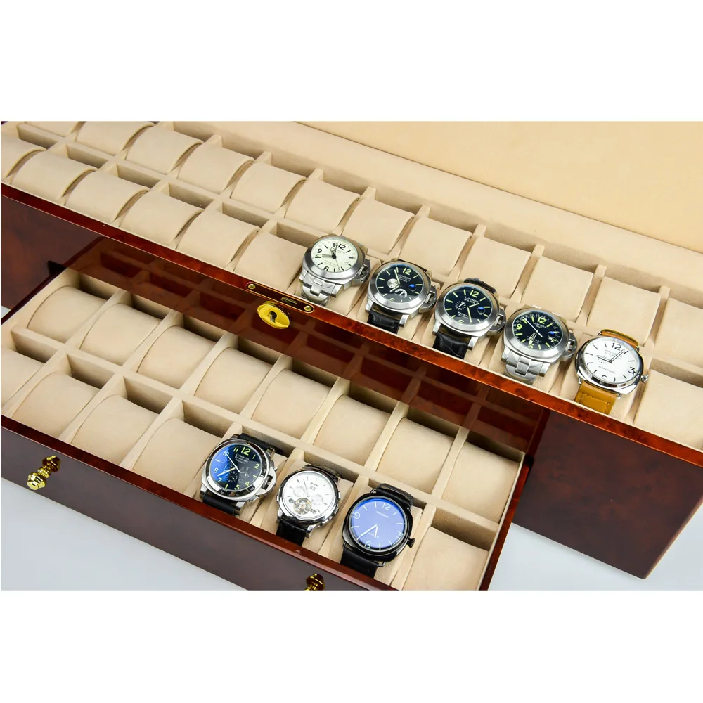 Деревянные часы box на 40 часов коробка для хранения роскошные деревянные