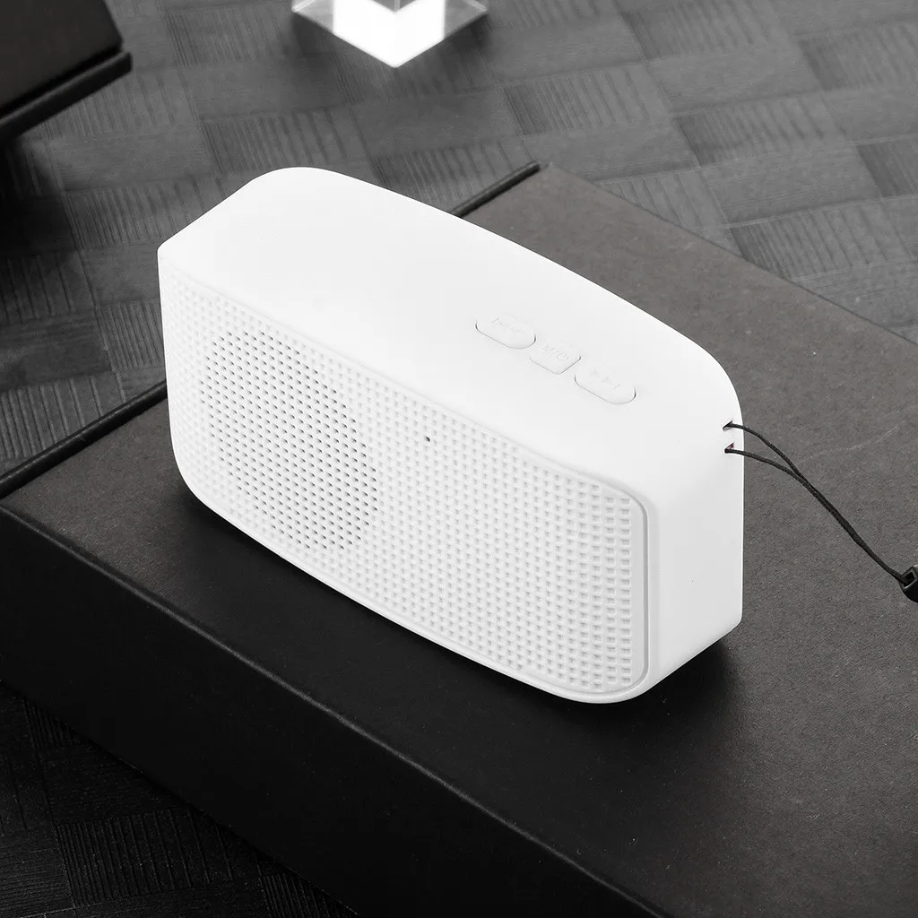 Портативный беспроводной Bluetooth стерео звуковой динамик SD-карта ручной ремешок