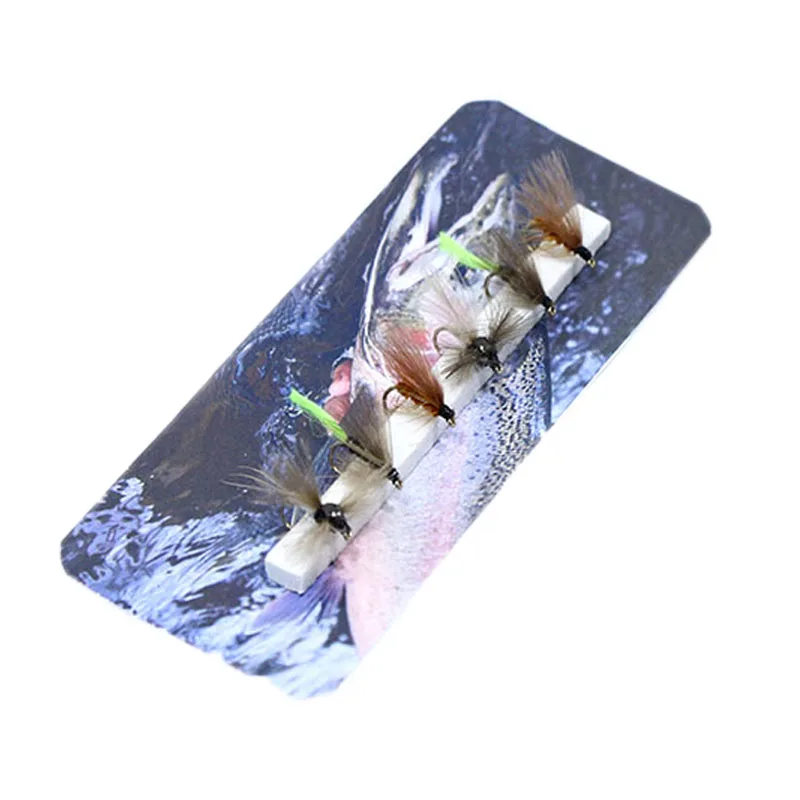 Королевская Sissi 2 варианта стилей 6 шт. 14 # CDC caddis nymphs мягкая коричная шкура hackle для