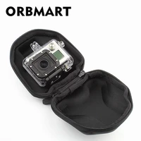 orbmart small eva portable protective case bag for gopro hero 4 3 3 2 xiaomi yi sjcam sj4000 sj5000 sj6000 wifi sport cameras